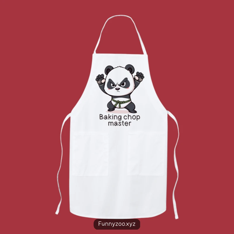 Funny Panda Martial Arts Apron: Cook with Focus, Your Funny Gift!