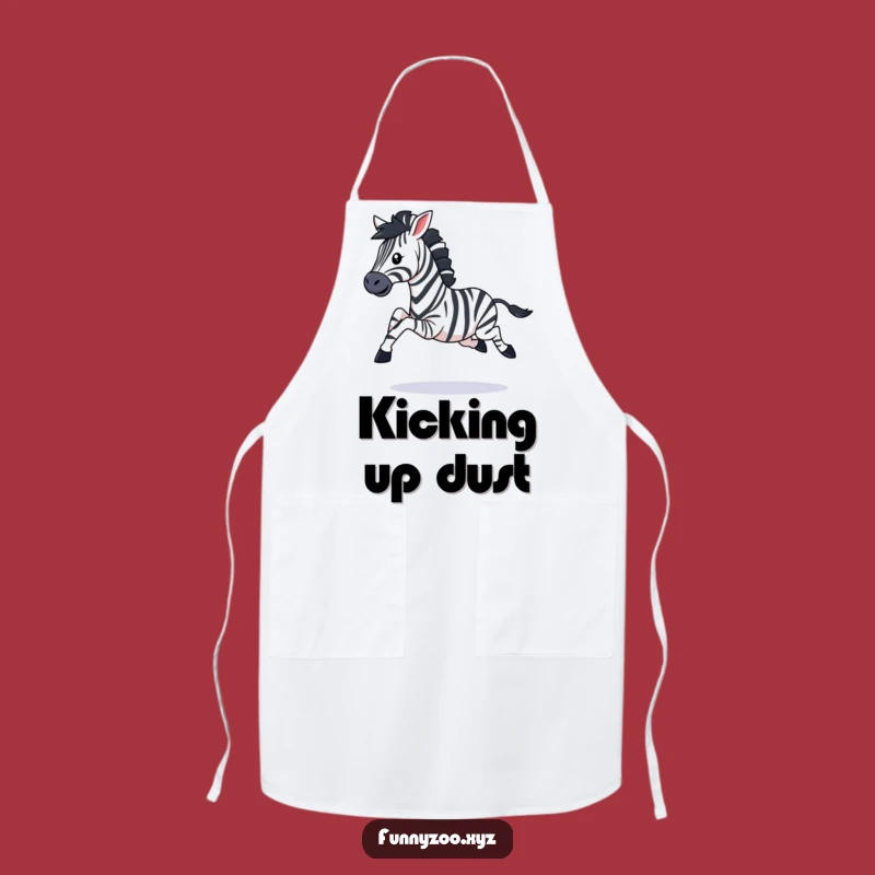 Funny Zebra Apron: Gallop Through Your Kitchen Tasks!