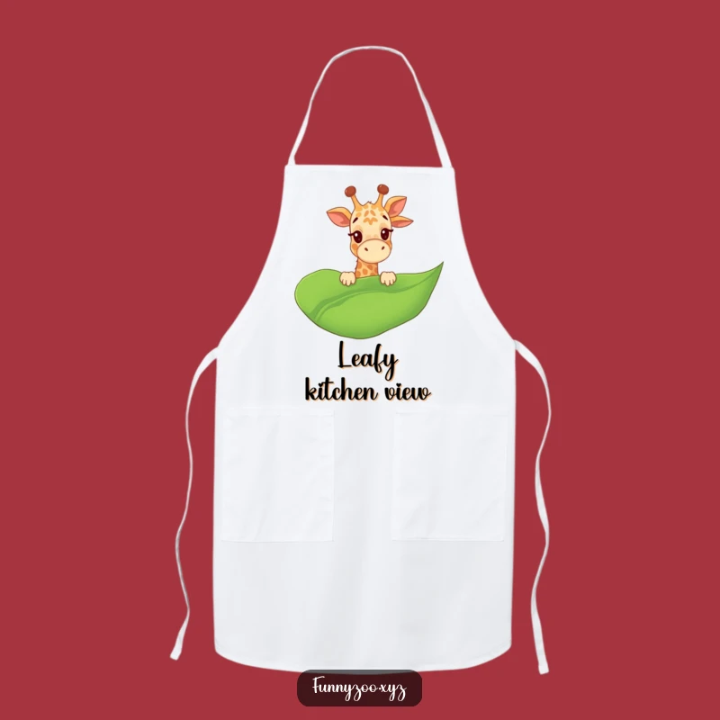 Funny Giraffe Chef Apron - Playful Jungle Cooking Gift!
