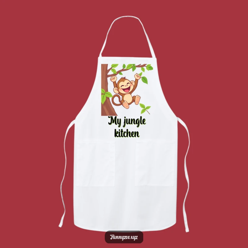 Funny Monkey Apron: Primate Chef Wear for Playful Cooks