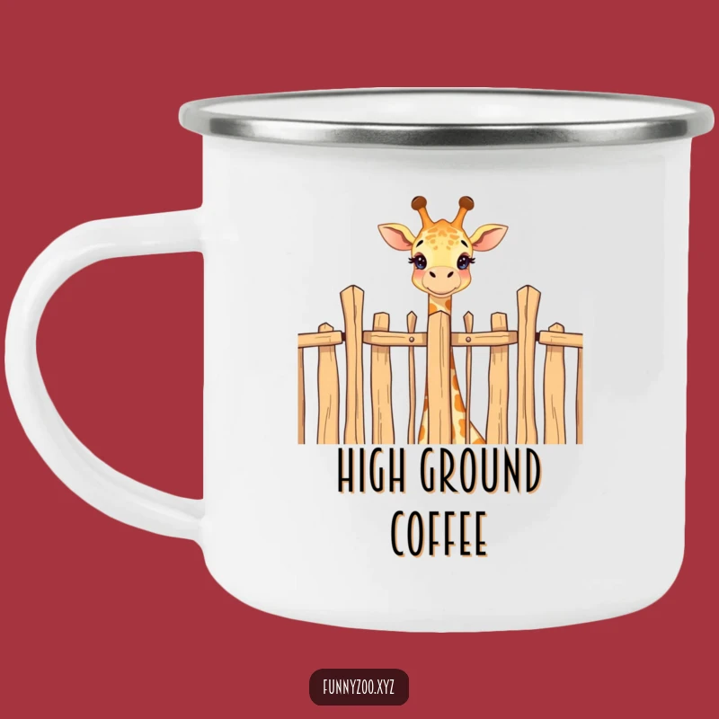 Funny Giraffe Adventure Camping Mug - Outdoor Humor Gift