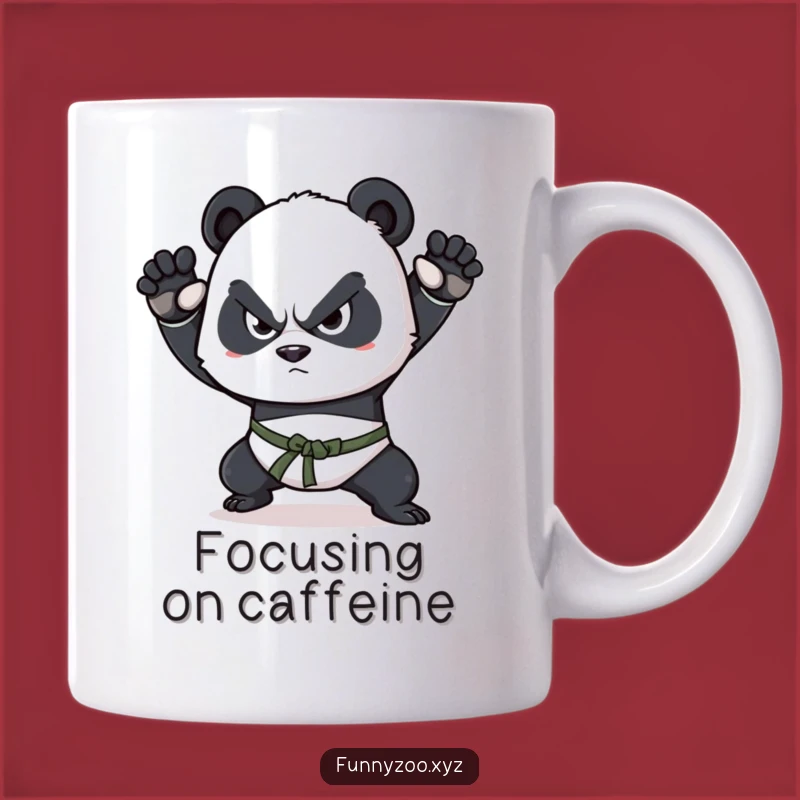 Funny Panda Martial Arts Mug: Unleash Your Inner Warrior, Perfect Funny Gift!