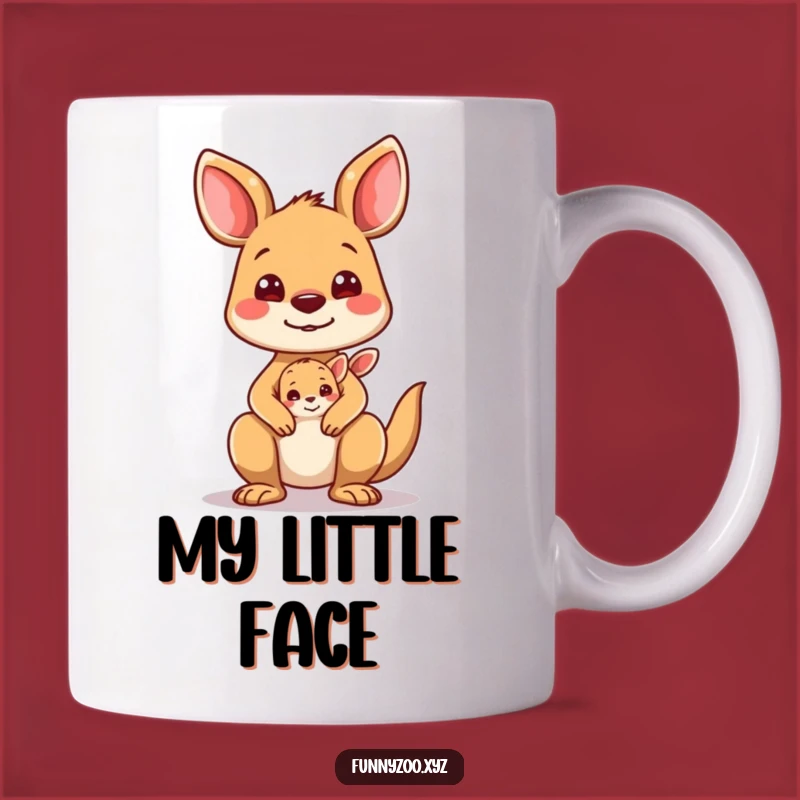 Funny Kangaroo Joey Mug: Silly Family Faces Gift!