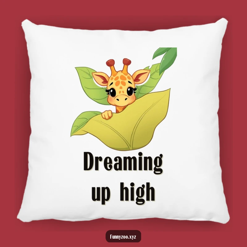 Funny Giraffe Jungle Pillow: Comfy & Cute Accent for Any Room