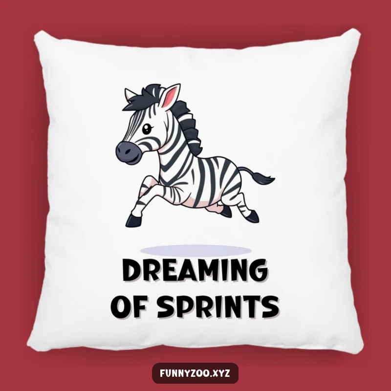 Funny Zebra Pillow: Snuggle Up with This Kicking Character!
