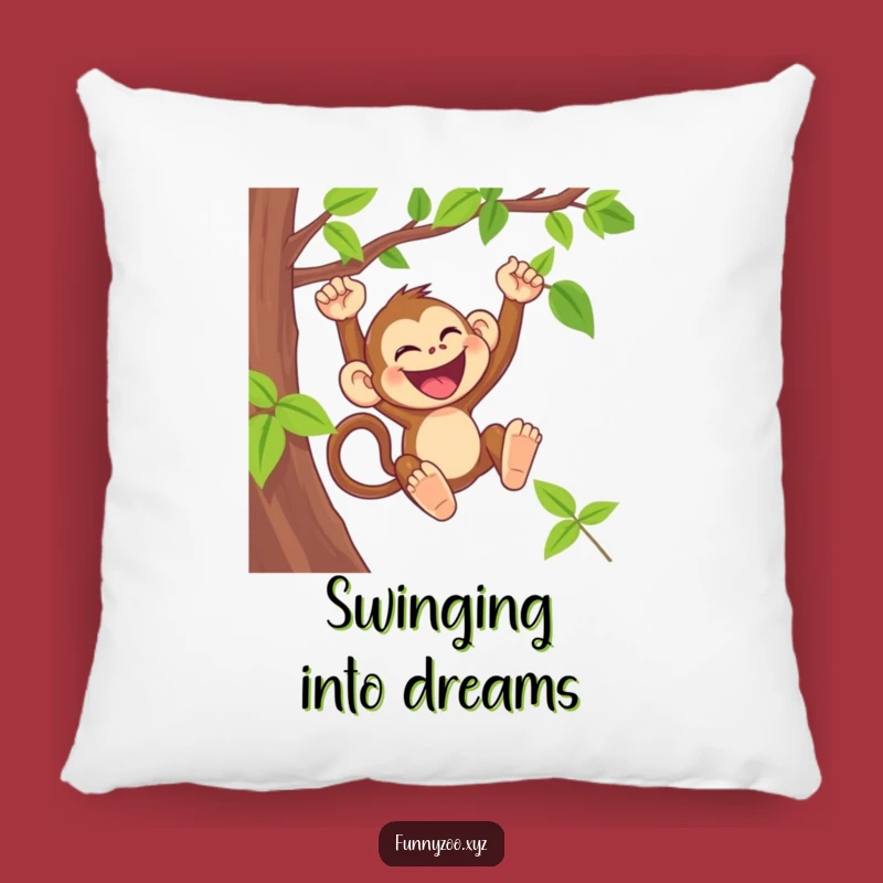 Funny Monkey Pillow: Comfy Primate Accent for Playful Comfort