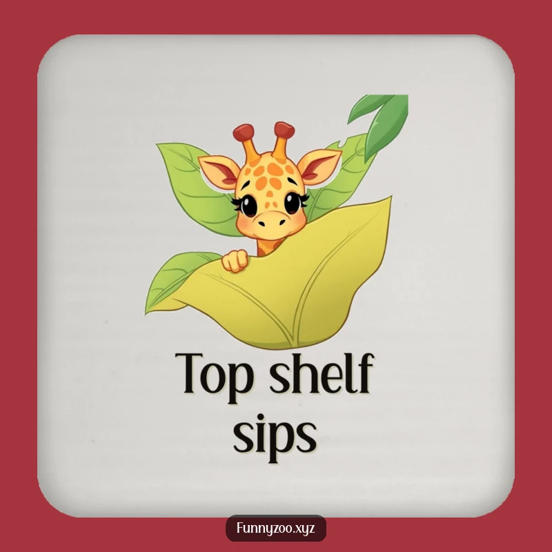 Funny Giraffe Jungle Coasters: Protect Surfaces with Playful Style