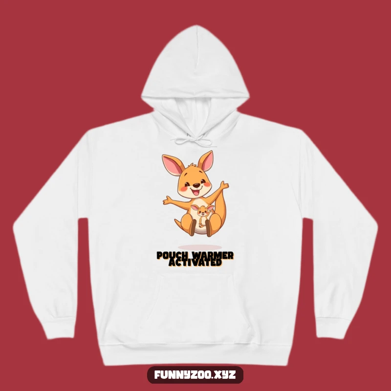 Funny Kangaroo Bounce Hoodie: Cozy Mom & Joey Sweatshirt, Perfect Humorous Gift