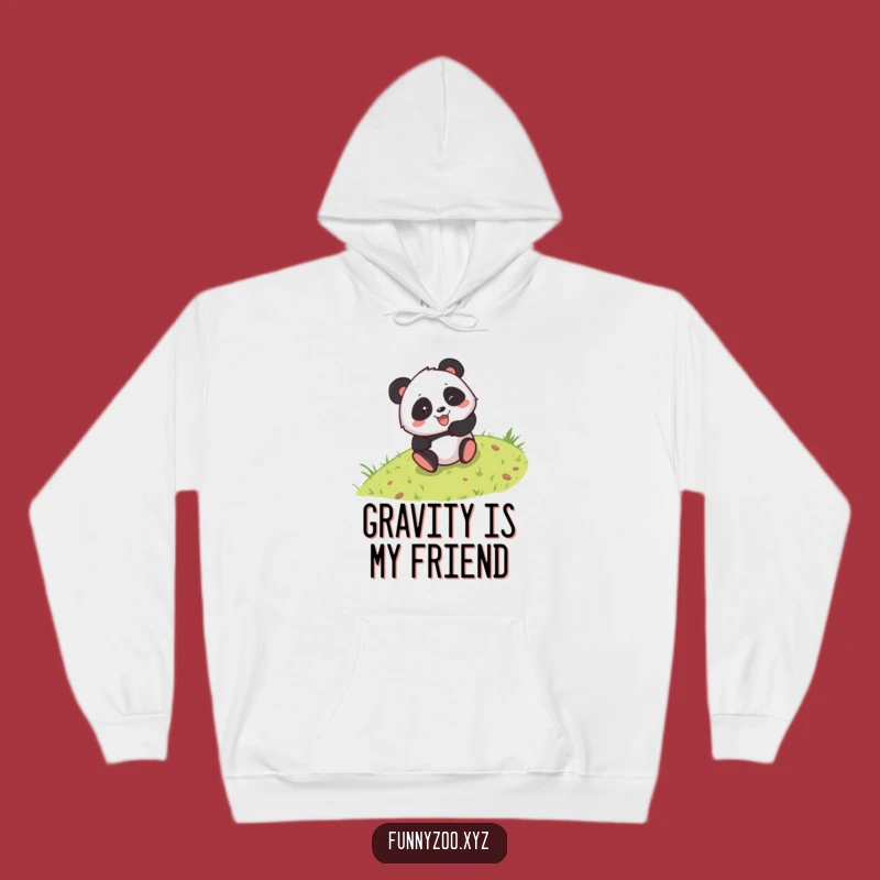 Funny Panda Hoodie: Cozy Up with This Hilarious Rolling Panda!
