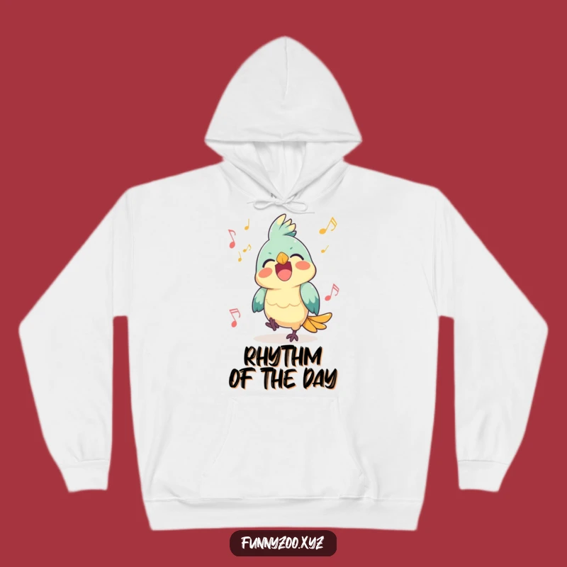 Funny Parrot Music Hoodie: Cozy Up with Melodious Fun!