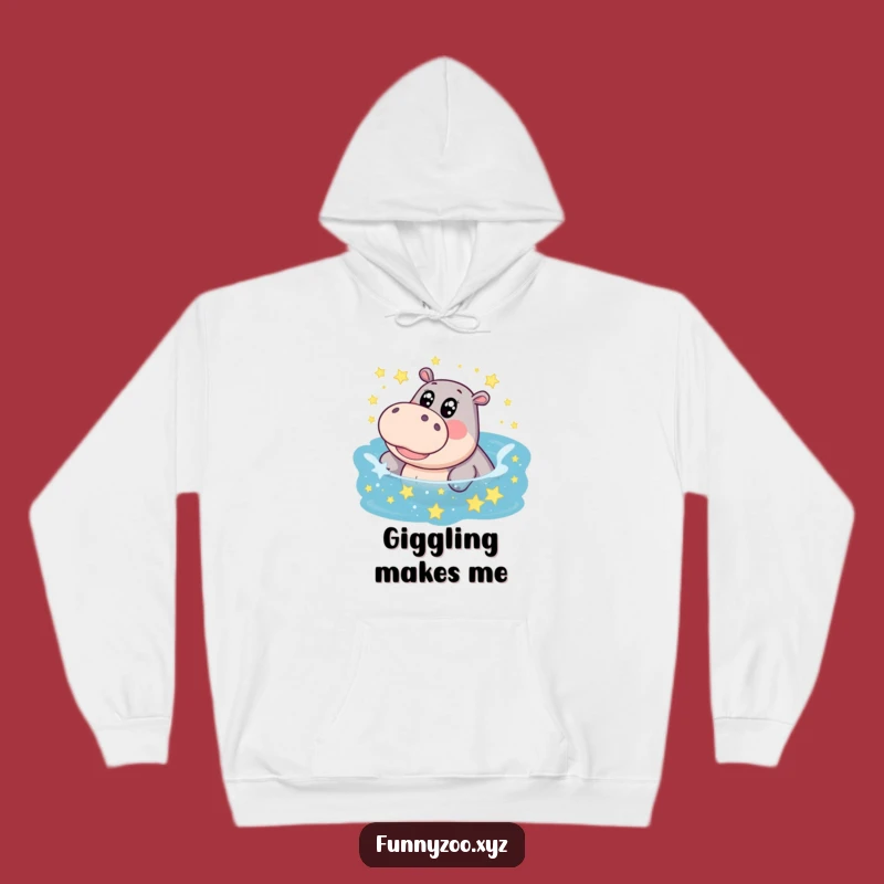 Funny Hippo Star Pool Hoodie: Cozy Up with Cosmic Fun, Perfect Funny Gift!