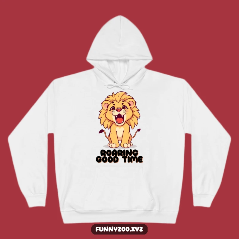 Funny Lion Cub Roar Hoodie: Cozy & Fierce Sweatshirt, Great Humorous Gift