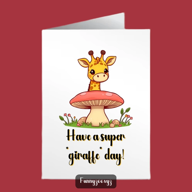 Free Printable Giraffe Birthday Card - Peek-a-Boo Fun for a Happy Day!
