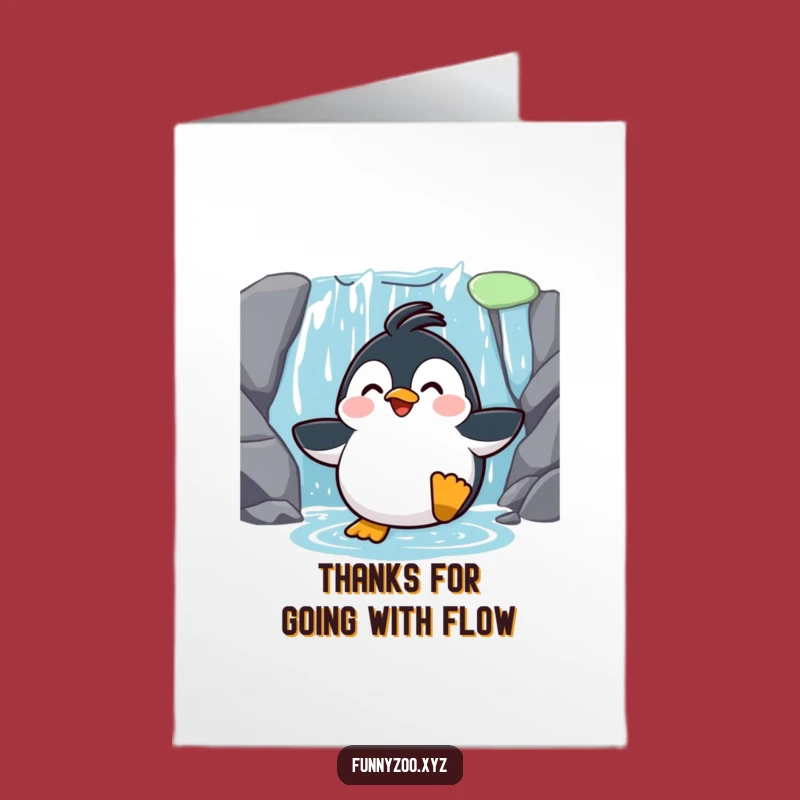 Free Printable Penguin Thank You Card - A Slippery Way to Say Thanks!