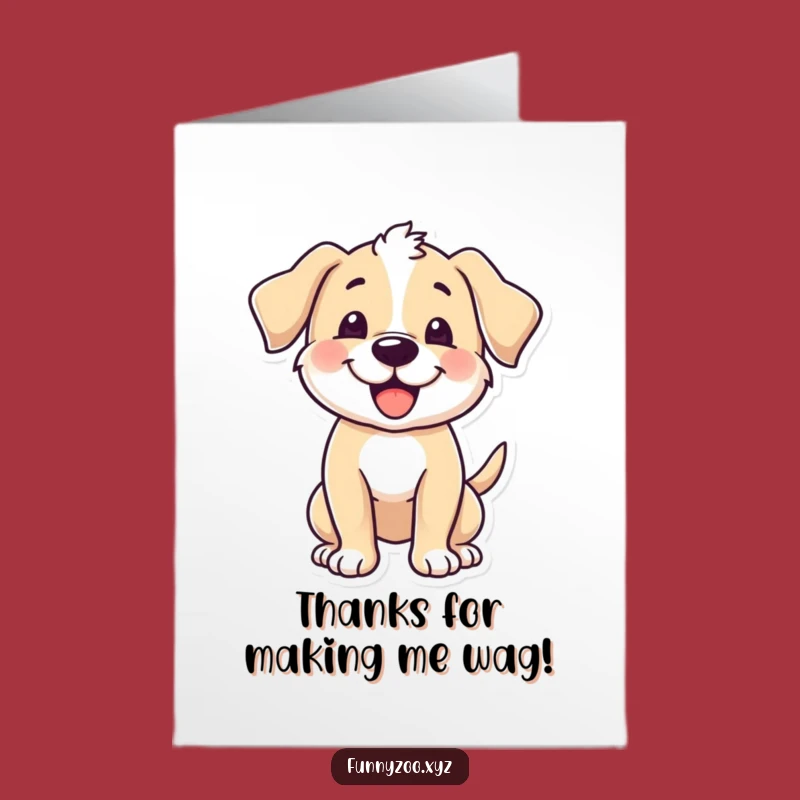 Free Printable Puppy Thank You Card: Funny Downloadable Greeting for Heartfelt Thanks