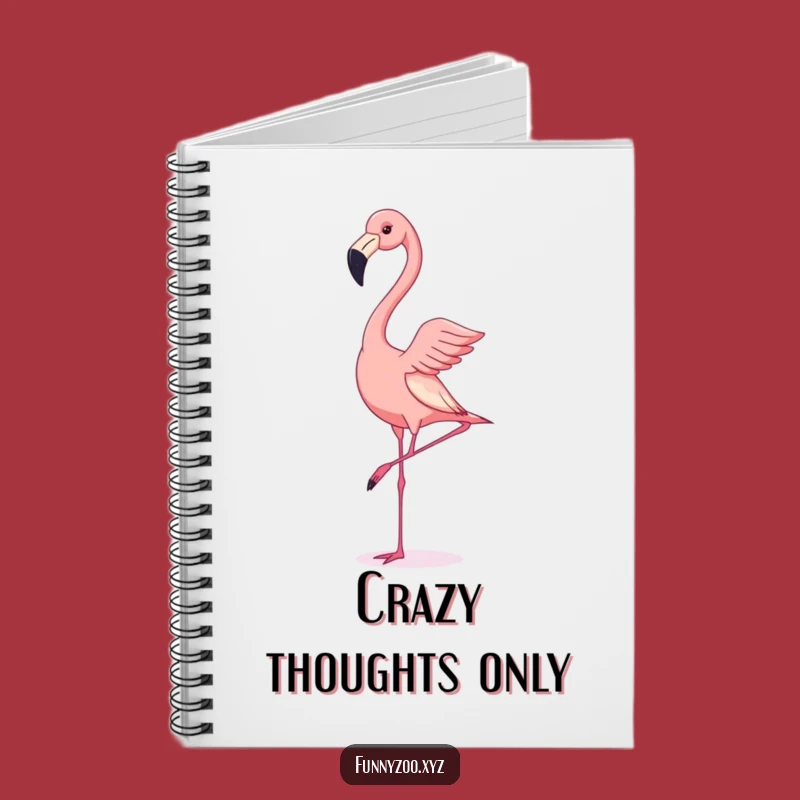 Funny Flamingo Handstand Notebook: Journal Your Jests with This Birdy Cover