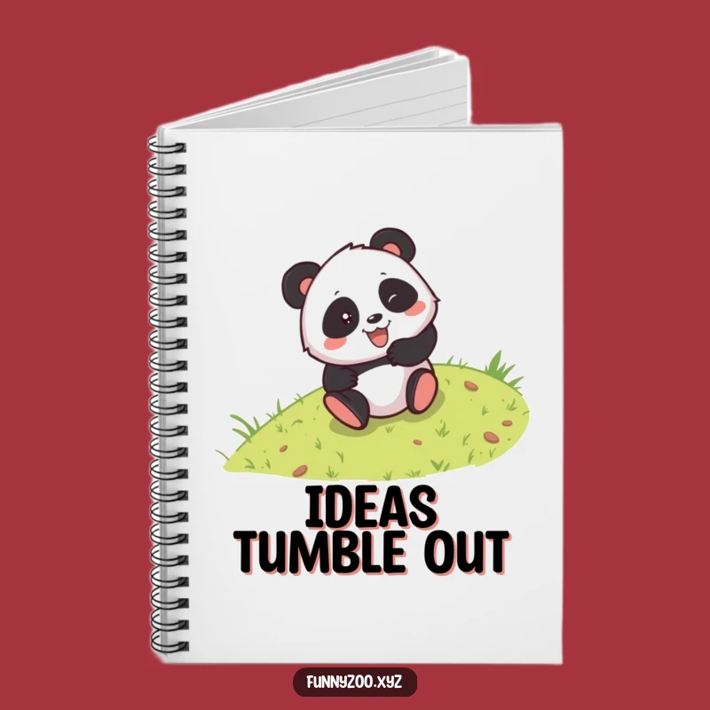 Funny Panda Notebook: Jot Down Laughs with This Rolling Panda!