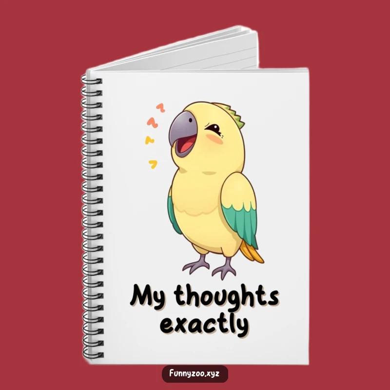 Funny Parrot Sound Notebook: Record Your Remarks with This Mimic Cover