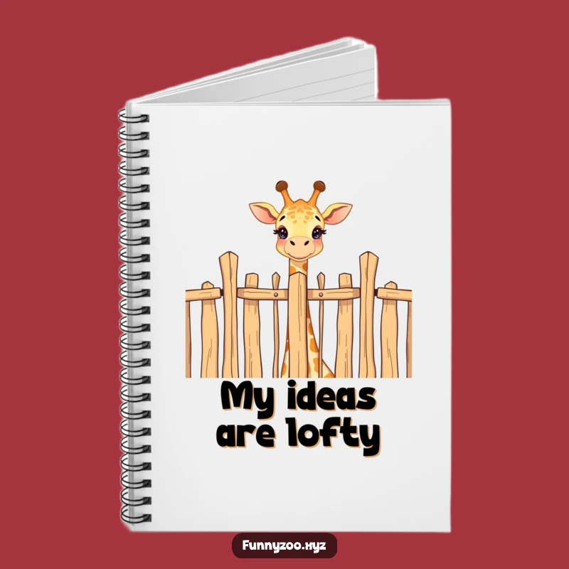 Funny Giraffe Curiosity Notebook - Joyful Journal for Animal Fans