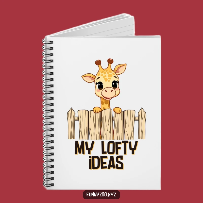 Funny Giraffe Fence Notebook: Jot Down Amusing Observations!