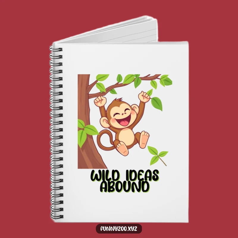 Funny Monkey Notebook: Swinging Primate Journal for Playful Notes