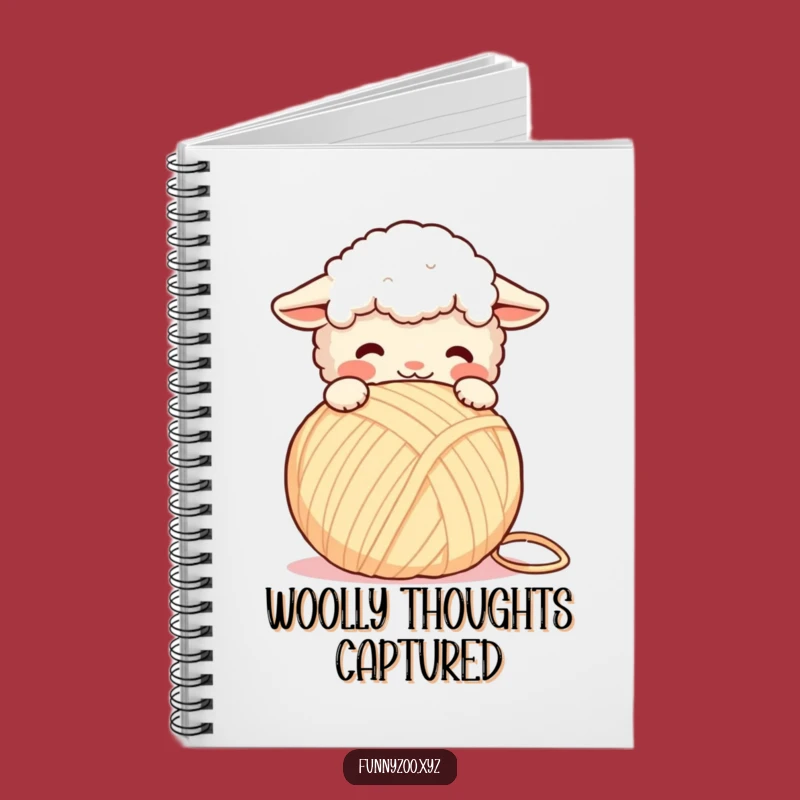 Funny Sheep Yarn Notebook: Crafty Thoughts in Every Page!