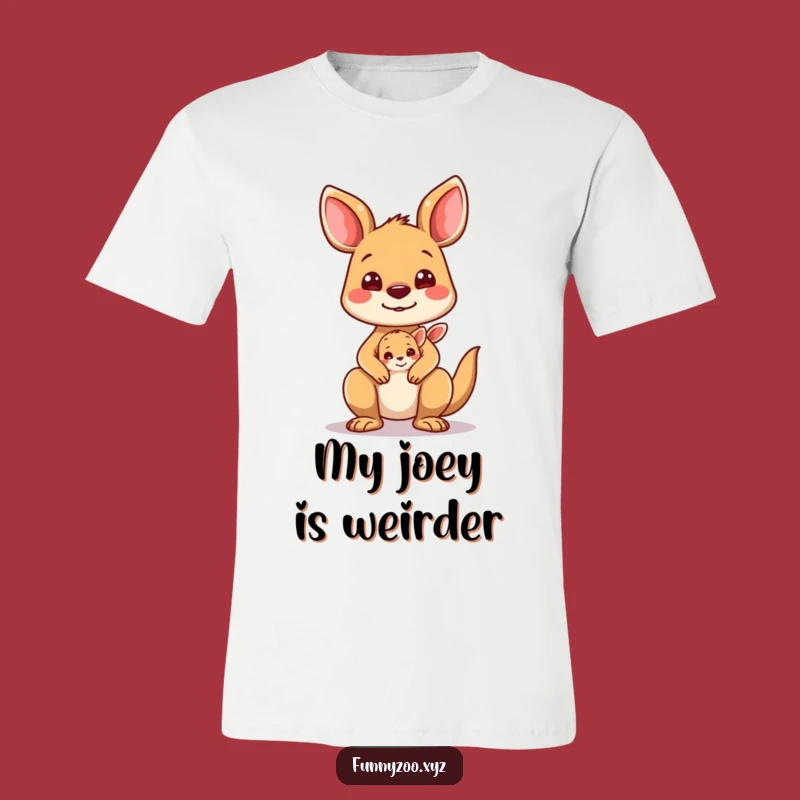 Funny Kangaroo Joey T-Shirt: Wear Your Silliest Face Proudly!
