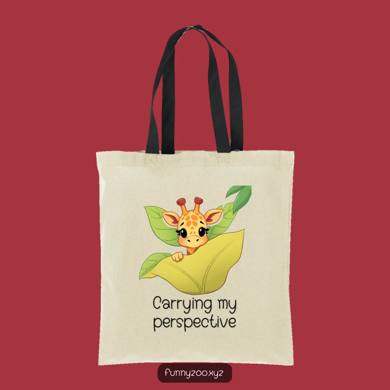 Funny Giraffe Jungle Tote Bag: Carry Your Essentials with a Smile